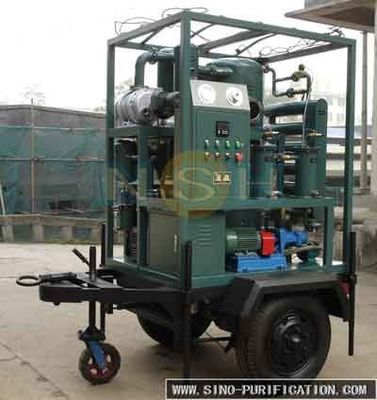 Advanced 1800L/H Double-Stage Vacuum Transformer Oil Purifier in Green for Oil Filtering