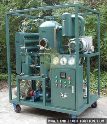 Advanced 1800L/H Double-Stage Vacuum Transformer Oil Purifier in Green for Oil Filtering