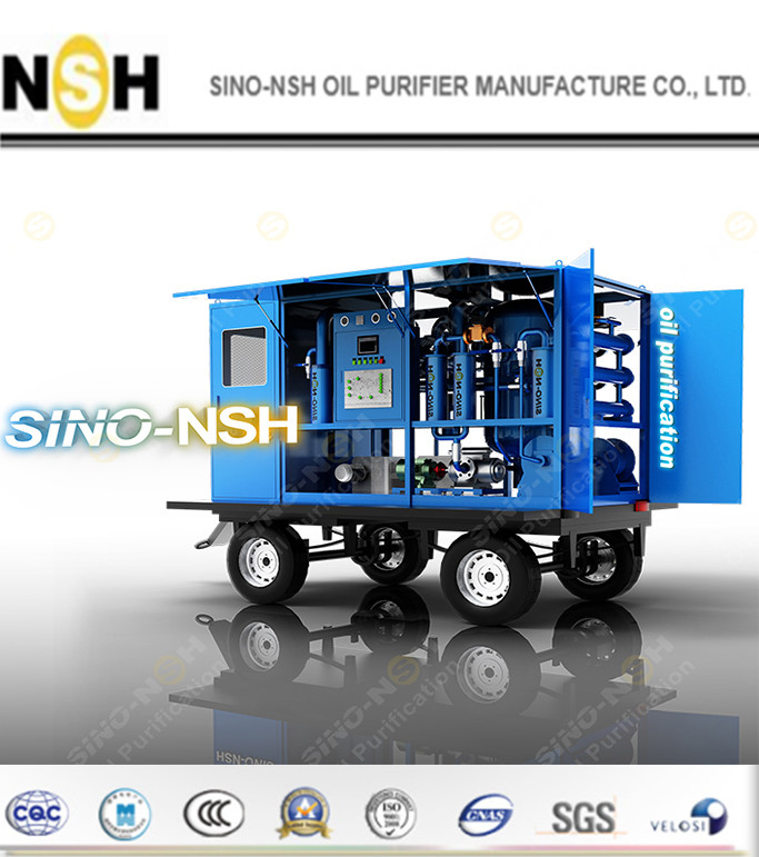 12000Liter/Hour Transformer Oil Purifier Double Stage Intelligent Mobile Vacuum 132KW