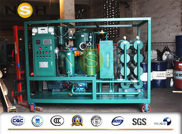 4000L / H 2 Stage High Vacuum Oil Purifier For Transformer Oil Purification / Filtration