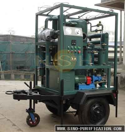 Advanced 1800L/H Double-Stage Vacuum Transformer Oil Purifier in Green for Oil Filtering