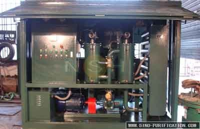 Impurities-Removal Decoloration 4000LPH Insulation Oil Vacuum Purifier Transformer Fluid System