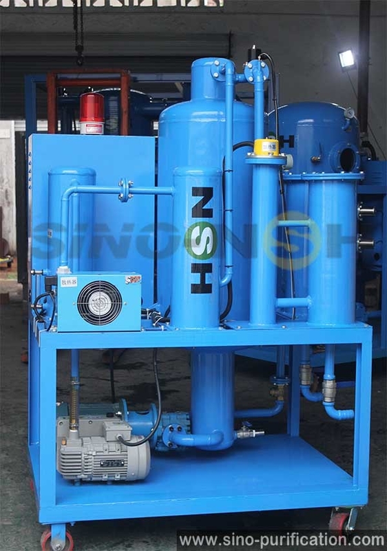 96kw Automatic Dehydration Lubrication Oil Purifier 6000L/H Degassing