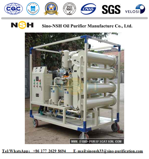 Double Stage 1200 L/H Transformer Oil Regeneration Machine Vacuum Filtration Equipment