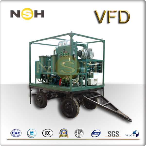 Trailer-Mounted Insulation Oil Purifier 600-18000LPH Transformer Oil Filtration Unit