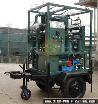 Advanced 1800L/H Double-Stage Vacuum Transformer Oil Purifier in Green for Oil Filtering