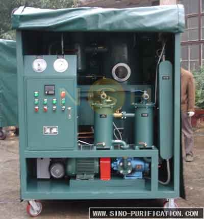 Vacuum Transformer Insulation Oil Purifier Explosion Proof 4800L / H Double Stage