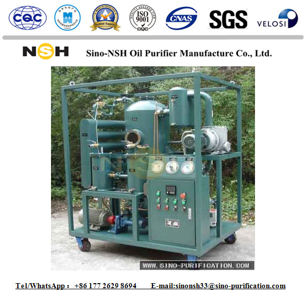 Double Stage 75KW Transformer Oil Purifier Plant 1800L/H Vacuum Filtration Machine