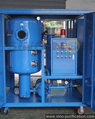 Purificador de aceite de turbina de acero al carbono de 6000L/H 380V con calefacción eléctrica y alta eficiencia de desgasificación de agua